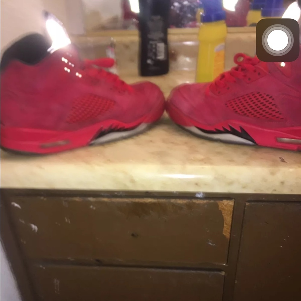 Jordan 5 Retro red suede size 8